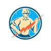 Hochspannungselektriker Stromnetz