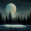 Lune forestière