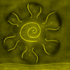 SUN OVER THE YELLOW DESERT