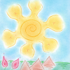 SOLEIL SUR LES PYRAMIDES