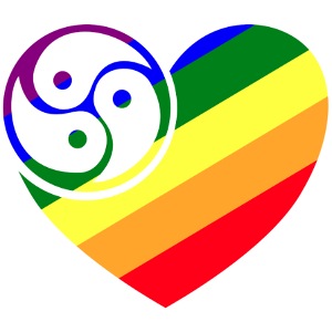 Regenbogen Triskelenherz