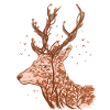 Deer branches