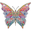 Bunter Schmetterling