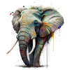 Eins mit der Natur - Elefant