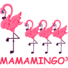 Schwanger werdene Mutter Drillinge Flamingo