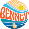 Chemise Bennet Vintage Sunset Bennet Groovy Tie Dye