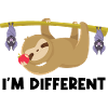Faultier Fledermaus Fledermäuse Geschenk