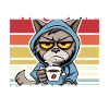 Retro Cat Coffee