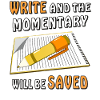 NOTEPAD WRITE MOMENT SAVED