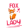 Crazy Fox Lady Kvinder Gave Skovræv