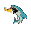 Shark Eating Cat