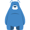 blauer Teddybär