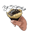 By my cupcake
