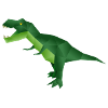 Geometric T-Rex Dinosaur