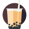 Round Bubble Tea Icon