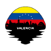 Valencia Venezuela Bandiera Skyline Silhouette Viaggio