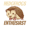 Hérisson Enthousiaste Pet Mignons Dictons