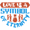 L’AMOUR EST UN SYMBOLE D’ÉTERNITÉ