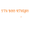 It's My 5th Boo-rthday - Halloween