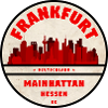 Mainhattan Skyline Frankfurt Red