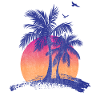 Palmen Retro