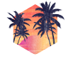 Palmen Retro