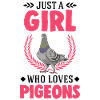 Pigeon Girl Pigeon Fancier