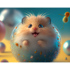 Too cute baby hamster