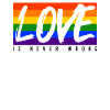 LGBTQ love is never wrong