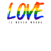 LGBTQ love is never wrong