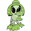 Alien with Voodoo Doll
