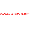REMOVE BEFORE FLIGHT