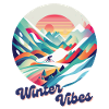 Winter Vibes | Winter | Skiing | Illustration