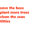 save the bees...