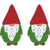 Garden gnomes double