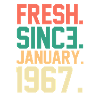 Janvier 1967 Anniversaire