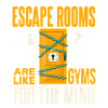 Cooles Escape Room Spruch Design