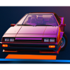 Synthwave Sportwagen 5