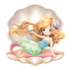 mermaid mermaid shell girl