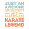 Architecte Karaté rétro