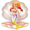 mermaid mermaid girl shell fin