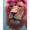 Dessin animé d’une lionne queer
