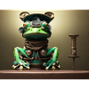 Steampunk's frog