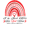 Rainbow Red Ribbon Heart Disease