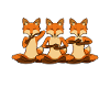Three times fox at Reiki