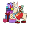 Avec Gingerbread Man - Lama Christmas
