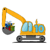 Excavator children 10th birthday