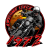 Awesome since 1972, biker's birthday