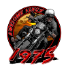 Awesome since 1975, biker's birthday