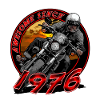 Awesome since 1976, biker's birthday